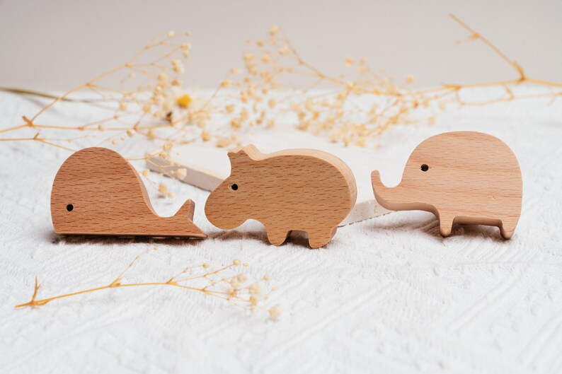 Personalized Wooden Kids Wall Coat Rack Baby Room Decor Animal Wall Hooks Etsy