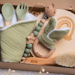 Girl and boy birth box / Ideal gift for newborn / Personalized gift for baby / baby show / original birth gift image 1