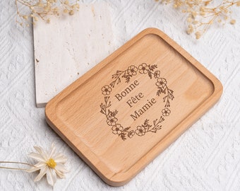 Personalized coffee tray / Grandmother's Day / Mothers or grandma / Christmas, Birthday, EVG EVJF, Wedding