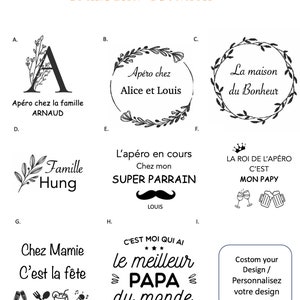 planche à découper personnalisée apéro / Cadeau mariage anniversaire / Cadeau pendaison crémaillère / Cadeau Saint Valentin pour lui image 4