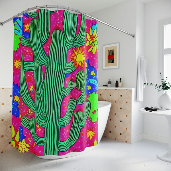 Cactus Bathroom Decor Etsy