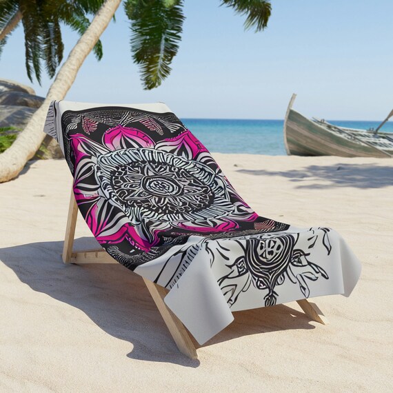 Mandala bath towel hotsell
