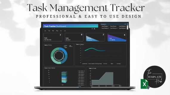 Task Tracker, To Do List Template, Project Tracker, Activity Tracker, Project Planner, Excel Planner, Project Templates