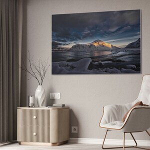 Ramberg, Nordland, Norway Wall Art Canvas, Canvas Prints