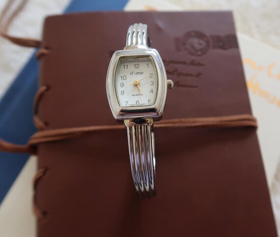 Vintage Silver Watch Bangle - image 2