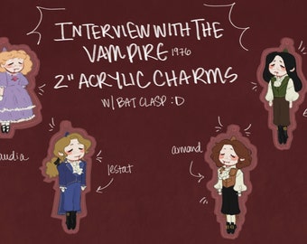 interview with the vampire 2" mini charms