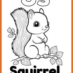 Des pages ABC simples pour apprendre et colorier, avec des animaux, des insectes et des oiseaux.