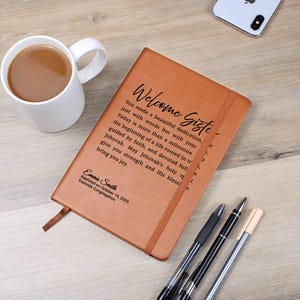 Welcome Sister Journal • JW Baptism Gift • Adult Baptism Keepsake • Personalized Dedication Notebook image 9