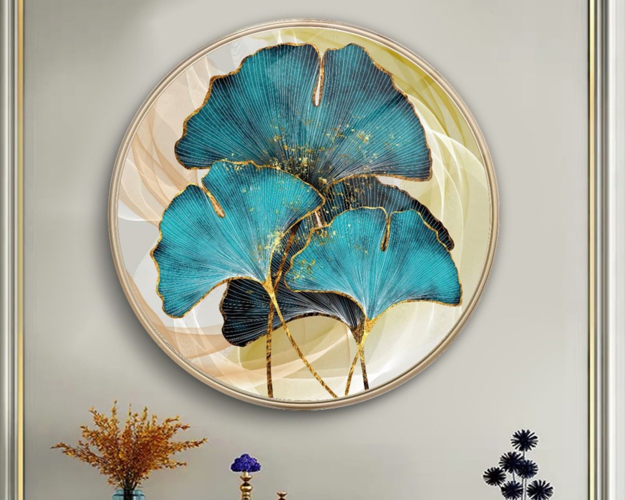 Glass Printing Wall Art Abstract Wall Painting Stepmom Gift Wall colorized-glass-printing-wall-art-home-decoration-interior-etsy