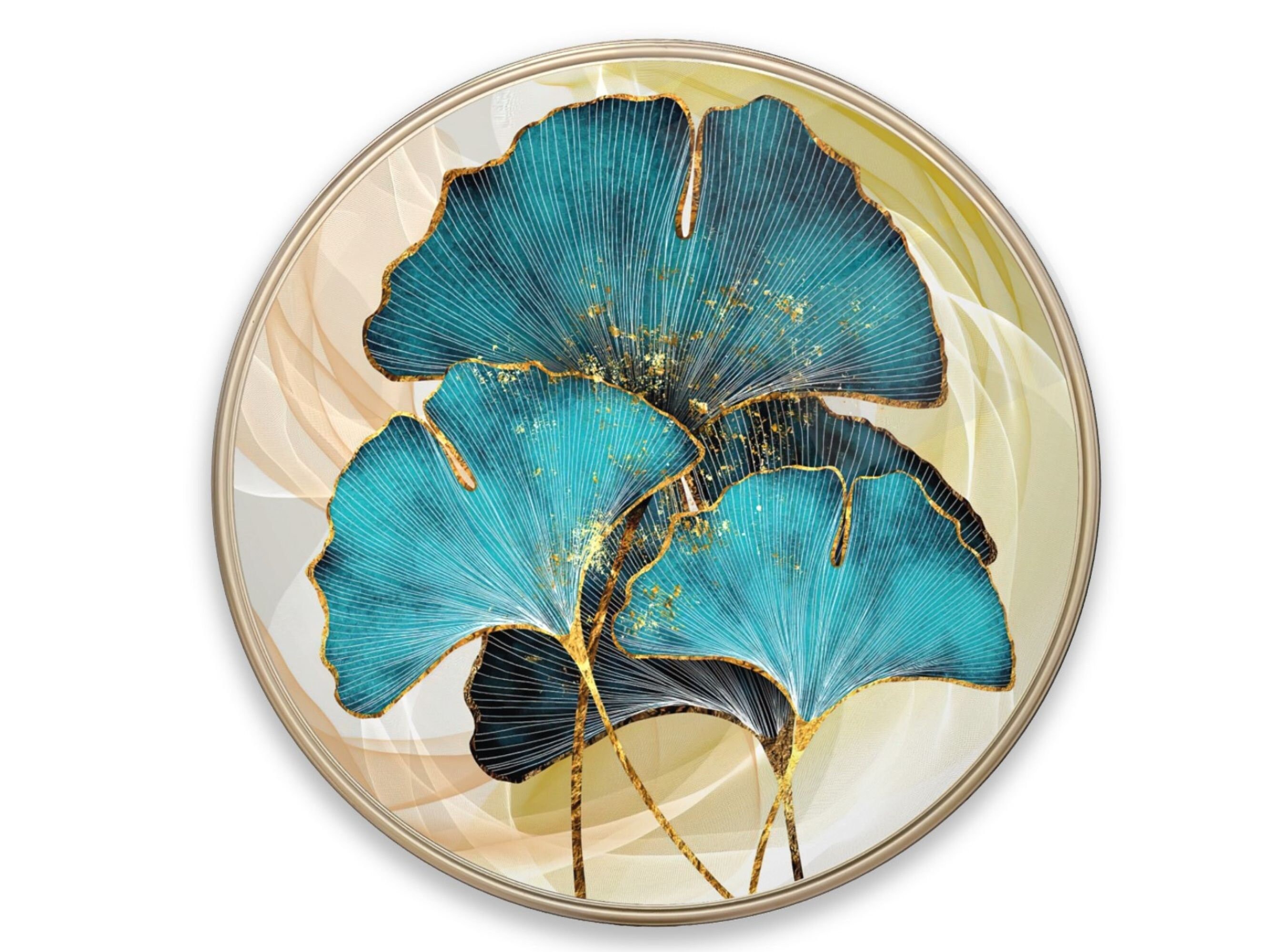 Glass Printing Wall Art, Abstract Wall Painting, Stepmom Gift, Wall