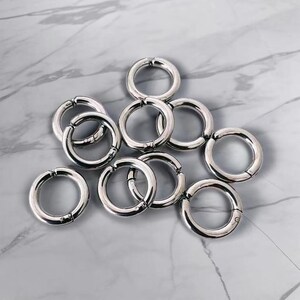 Stackable Gauges Jewelry /Stainless Steel Clicker Rings Ear Hangers /Stackable Gauges Jewelry image 8