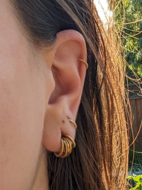 Stacked rings for stretched ears deals