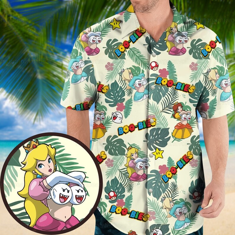 Mario Hawaiian Shirt Super Mario Shirt Mario Birthday Shirt Etsy