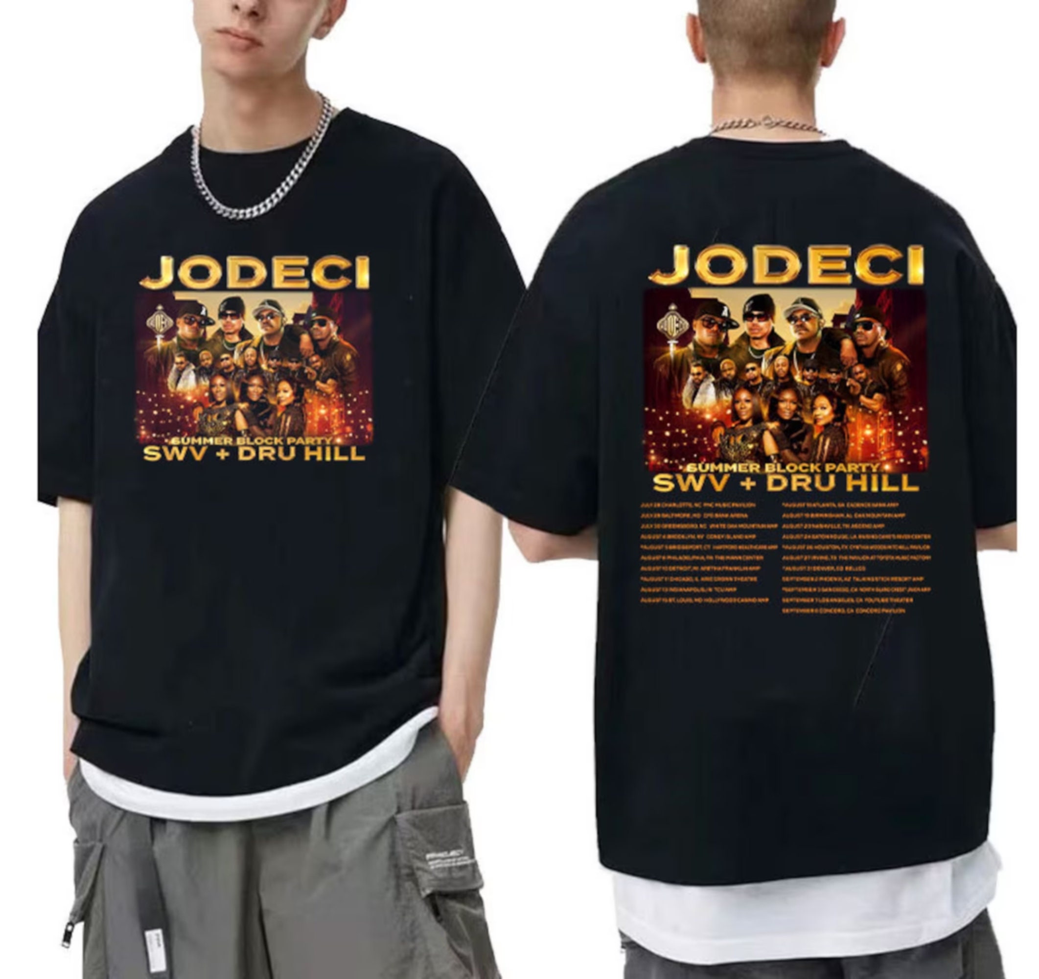 Jodeci Summer Block Party Tour 2023 Shirt Jodeci 2023 Concert Etsy