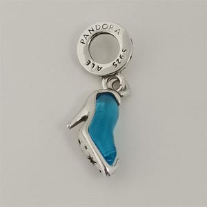 pandora cinderella&#39;s glass slipper dangle charm
