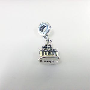 Pandora ALE S925 Pink Sleeping Beauty Castle Dangle Charm