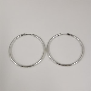 pandora moments 40 mm charm hoop earrings