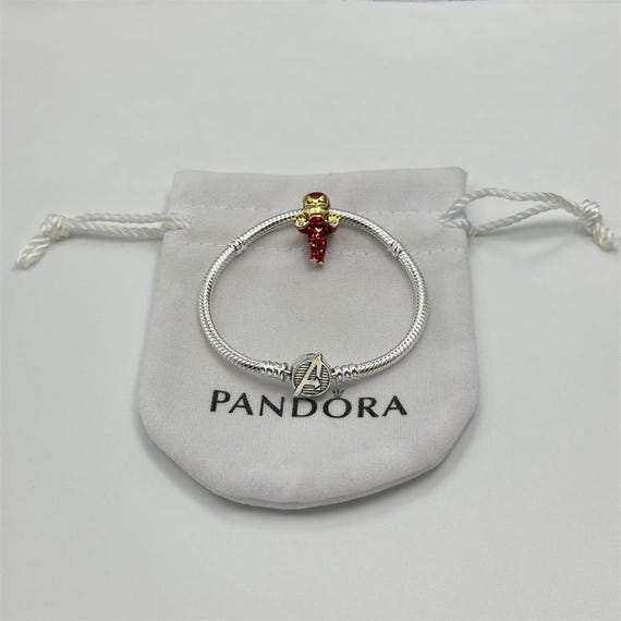 Pandora Moments Marvel the Avengers Logo Clasp Snake Chain
