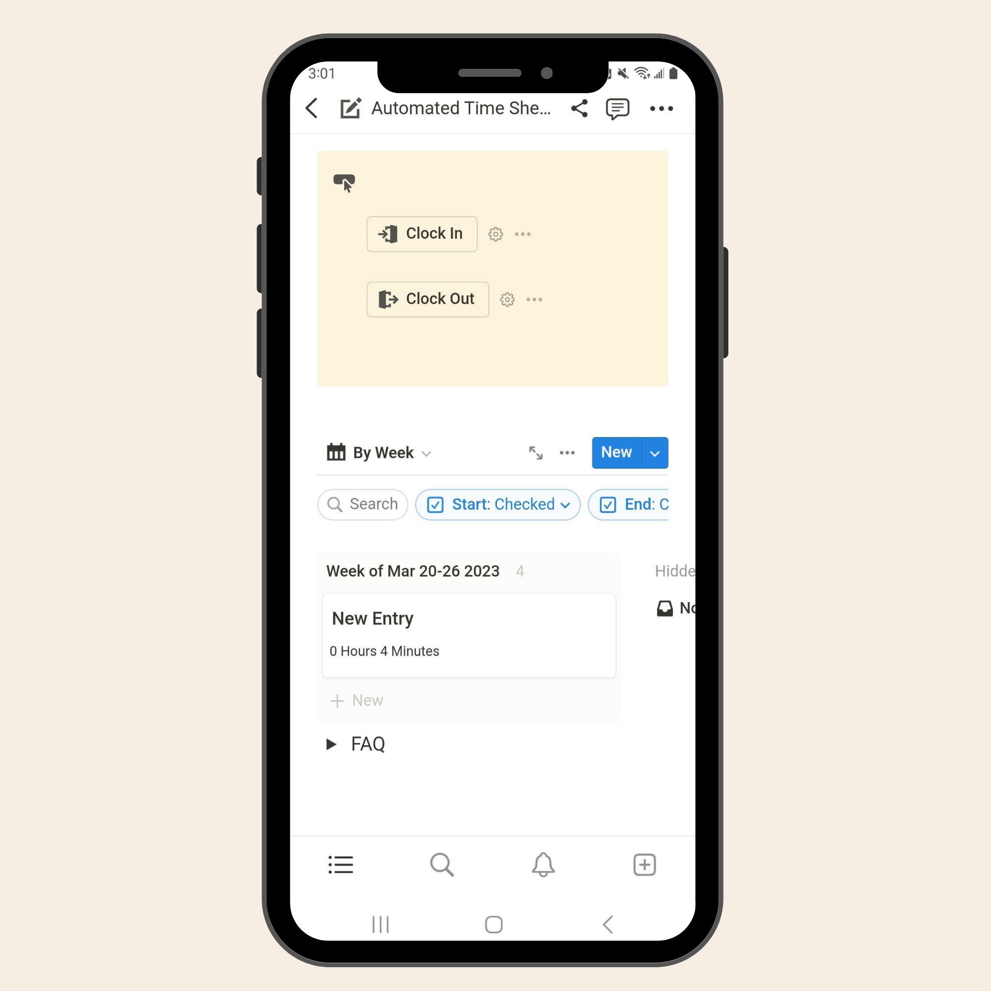 Automate Your Time Sheet Timesheet Notion Template Make Etsy
