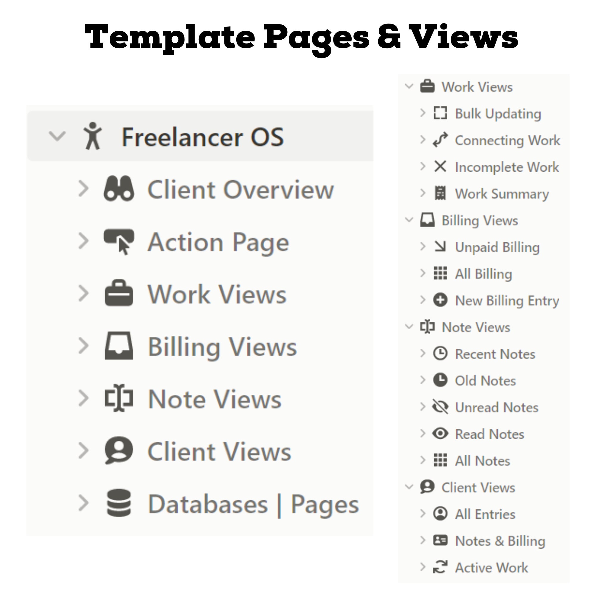 Operating Systems Notion Template Bundle, Agency & Freelancer Notion ...