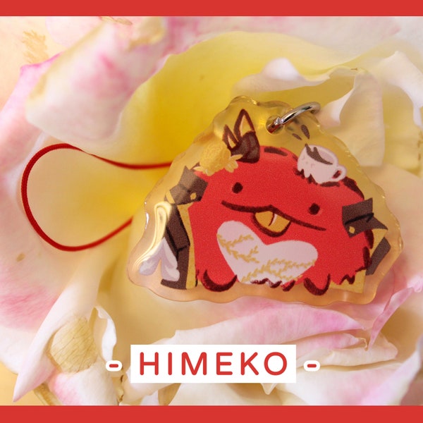 Himeko Charm | Honkai Star Rail, Honkai Impact 3rd, Himeko Phone Charm, HSR, HI3, League of Legends Poro, Acrylic Charm, Poro