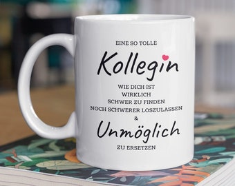 Abschiedsgeschenk Kollegin Geschenkidee Kaffeetasse Geschenk Kollege Abschied Tasse Beste Kollegin Abschied Geschenk Tasse Kollege