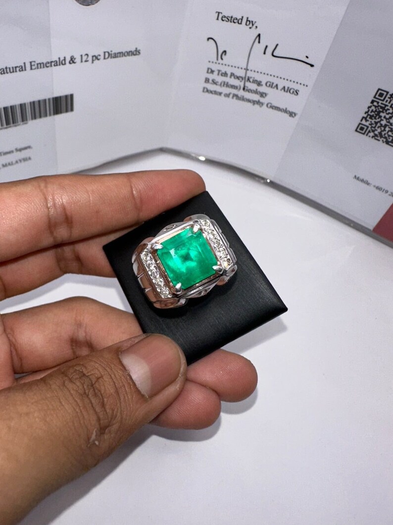 Émeraude 0,71 Ct De Colombie Muzo - Taille Poire - Neuf Avec étiquettes