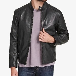 Men&#39;s & Boys 100% Genuine Soft Lambskin Leather New Designer Motorcycle Biker Slim fit Leather Jacket