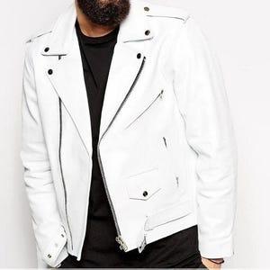 Man&#39;s & Boy  100% Genuine Soft Lambskin Leather New Designer Motorcycle Biker Slim fit Leather Jacket with Beautiful Attractive Look