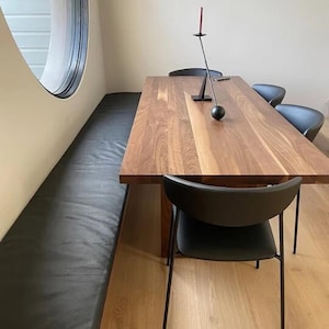 100% Genuine Real High Quality leather replacement cushions Ideal for benches, mid-century chairs, Leather Bench Cushion