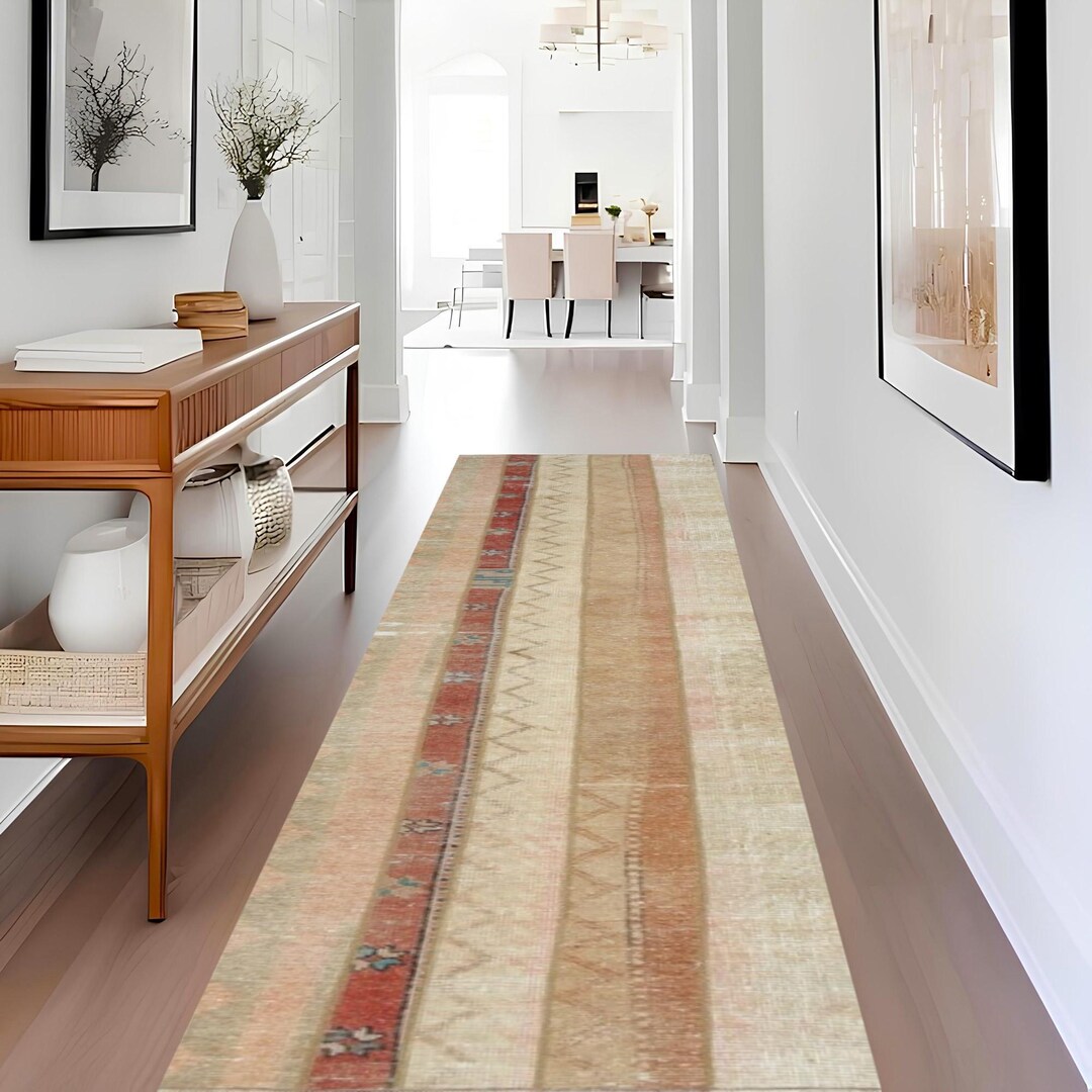 Unique Narrow Rugs 2x10 Sand Beige Narrow Vintage Runner Rug: Shabby Chic Decor Rugs for ...
