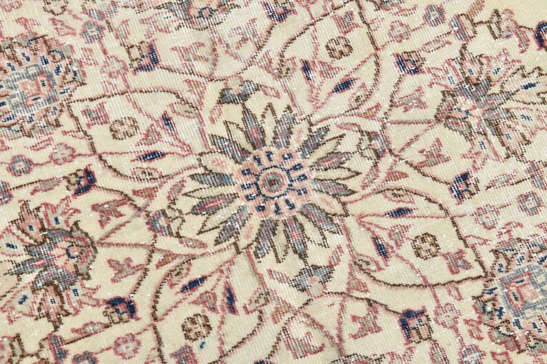 Vanilla Rug 9x12 Pink & Vanilla Oversize Vintage Rug, Extra Large Area Rugs ...
