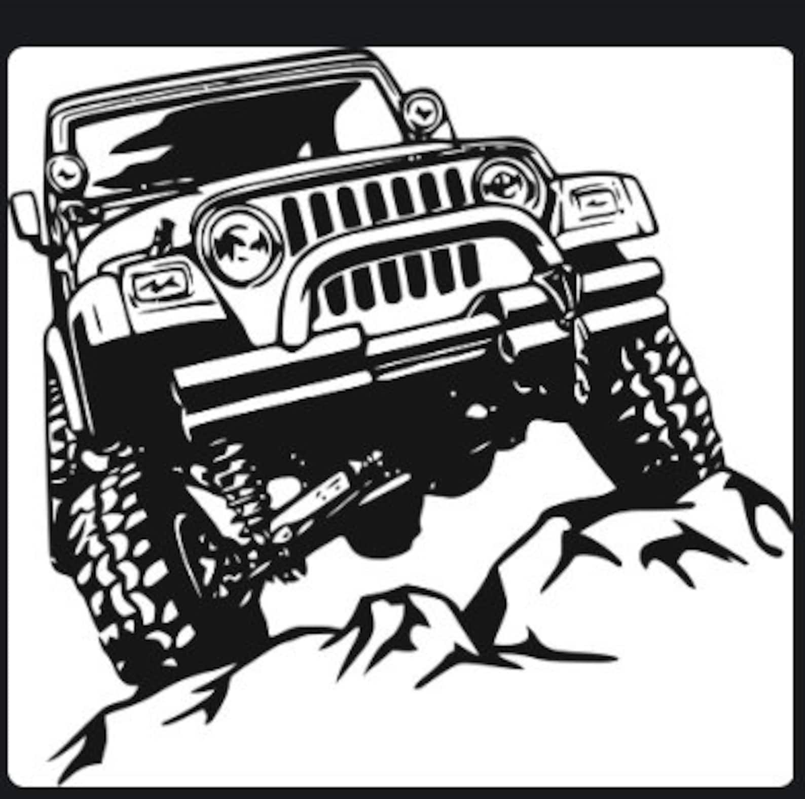 Offroad Sticker Cdr Dxf Aı Svg File - Etsy
