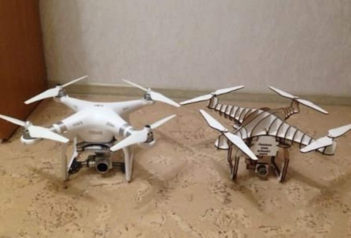 Laser Cut Model Drone Cdr Dxf Svg Pdf File - Etsy