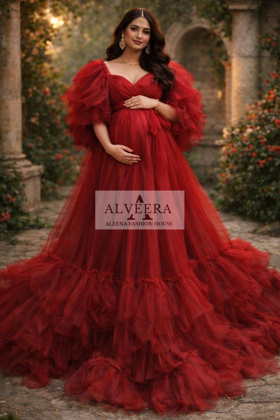 slim fit dress slacks Maternity Fitted Dark Red Dress main image 1