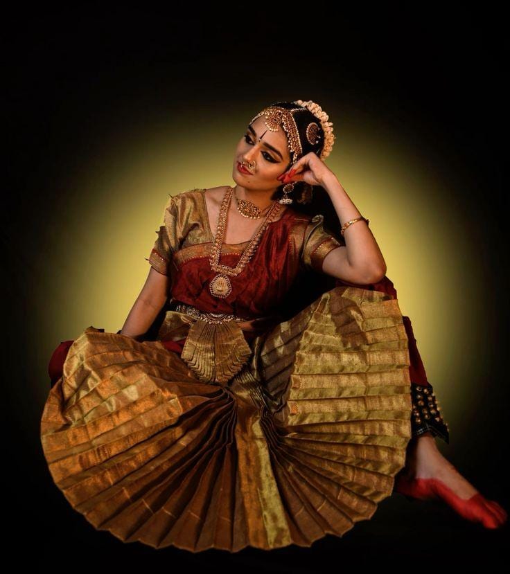 Deep Red And Gold Tones Bharatnatyam Costume Deep Red And Gold Tones Bharatnatyam Costume
