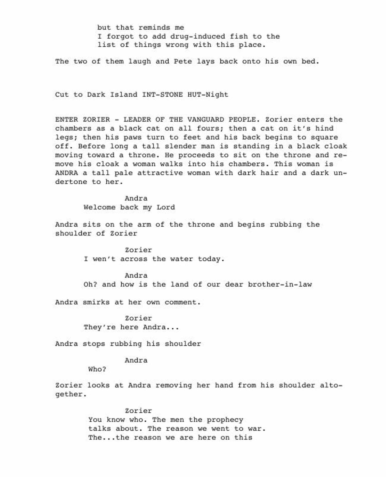 Adventure Fantasy Thriller - Military Science Fiction Script - Etsy