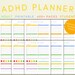 ADHD Planner, Adult, ADHD Planner Student, Daily and Weekly Planner ...