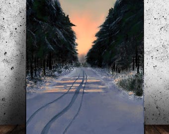 High Quality Fineart Print "Winter Wonderland" Perfect as Christmas Card or Home Decor/Present - Winter Vibes