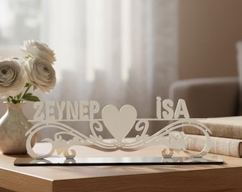 Wedding Sign SVG Template | Customizable CNC Laser Cut File (Digital Download)