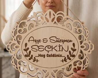 Door Hanger SVG Bundle | Laser Cut CNC Template (Digital Download)