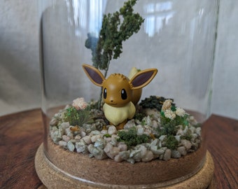 Eevee Jar Terrarium // nerdy terrarium // game decoration