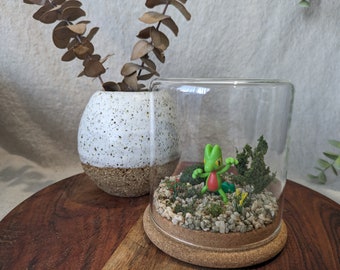 Treecko Jar terrarium // nerdy terrarium // game decoration