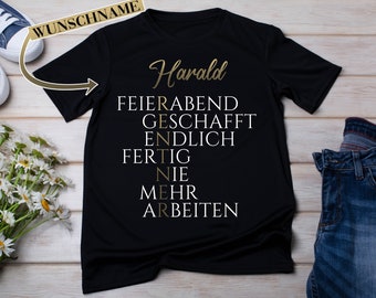 Pension gift / retirement gift / pensioner farewell gift / pensioner gift / retirement gift / personalizable / desired name