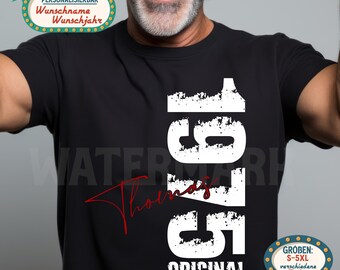 50th Birthday Gift for Men – Personalized Legend T-Shirt – Vintage 1976 – Funny Men's Shirt, 50th Birthday Gift – Party Shirt with Name