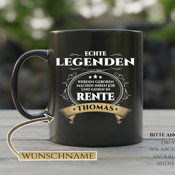 Pension gift man pension personalized 2024 cup gift pension cup desired name 2024 gift retirement mug pensioner mug 2024