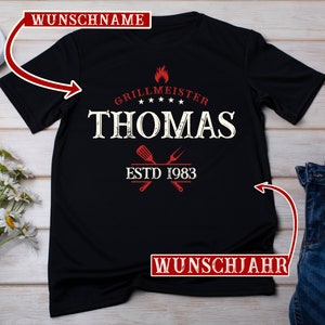 Grill Gift Father Grill T-Shirt Grill Master Personalized TShirt Dad Grill Gift Ideas Hobby Griller T Shirt Father&#39;s Day Gift Dad