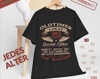 30th Birthday Gift for Men - Personalized T-Shirt with Custom Name - 30th Birthday Gift Idea - Vintage Car 1996 T-Shirt - Living Legend