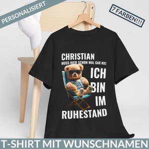 Cadeau pension T-shirt pensionné pensionné pensionné cadeau pensionné cadeau retraite personnalisable nom de souhait T-shirt adieu pension 2025