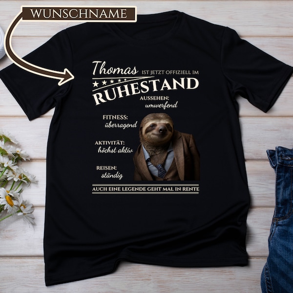 Gift pension personalized 2024 tshirt farewell gift pensioner t-shirt desired name 2024 gift retirement shirt tshirt 2024 pension